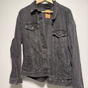 GAP Charcoal Oversized Denim Jacket MT